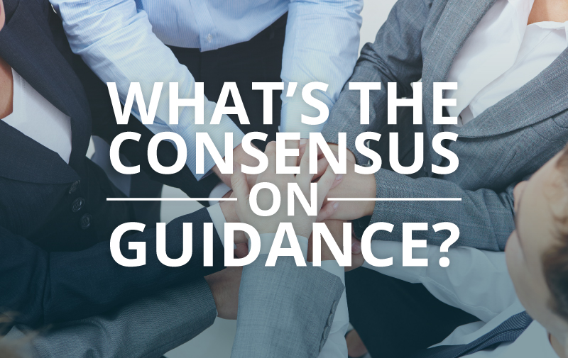 image for What’s the consensus on guidance?