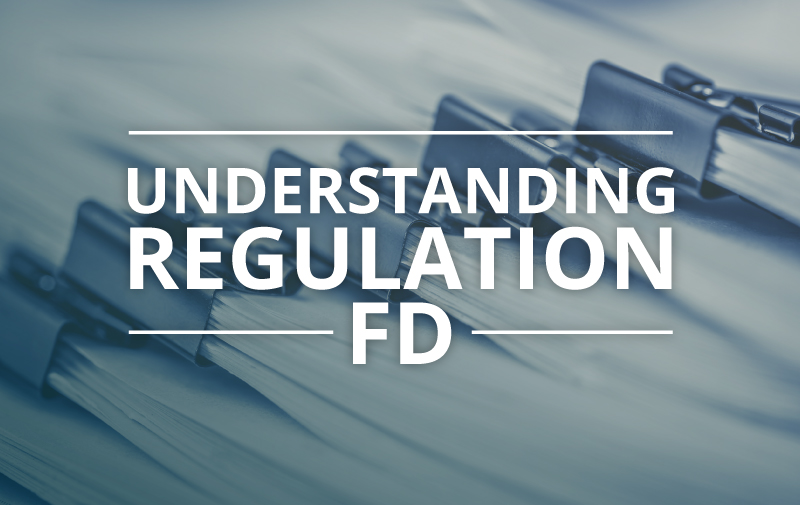 image for Understanding Regulation FD