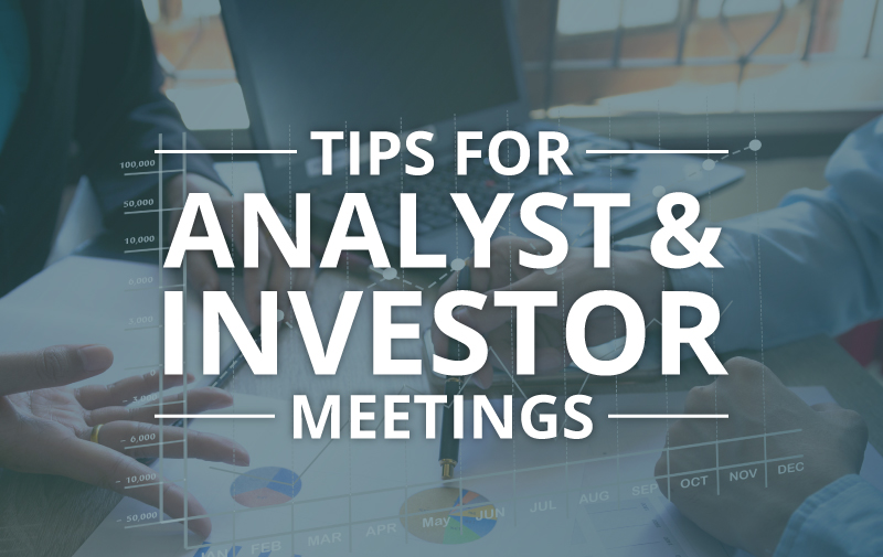 image for Tips for Analyst and Investor Meetings