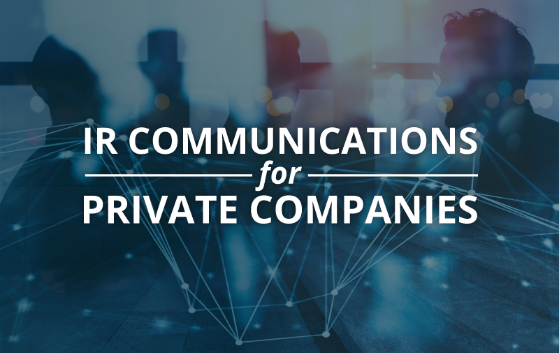 image for IR Communications for Private Companies