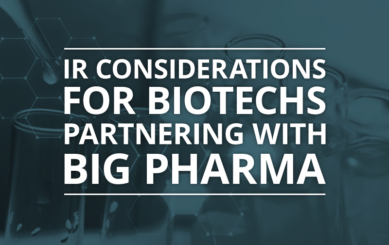 image for Investor Relations Considerations for Biotechs Partnering with Big Pharma