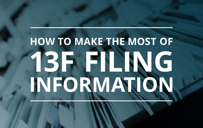 image for How To Make The Most Of 13F Filing Information