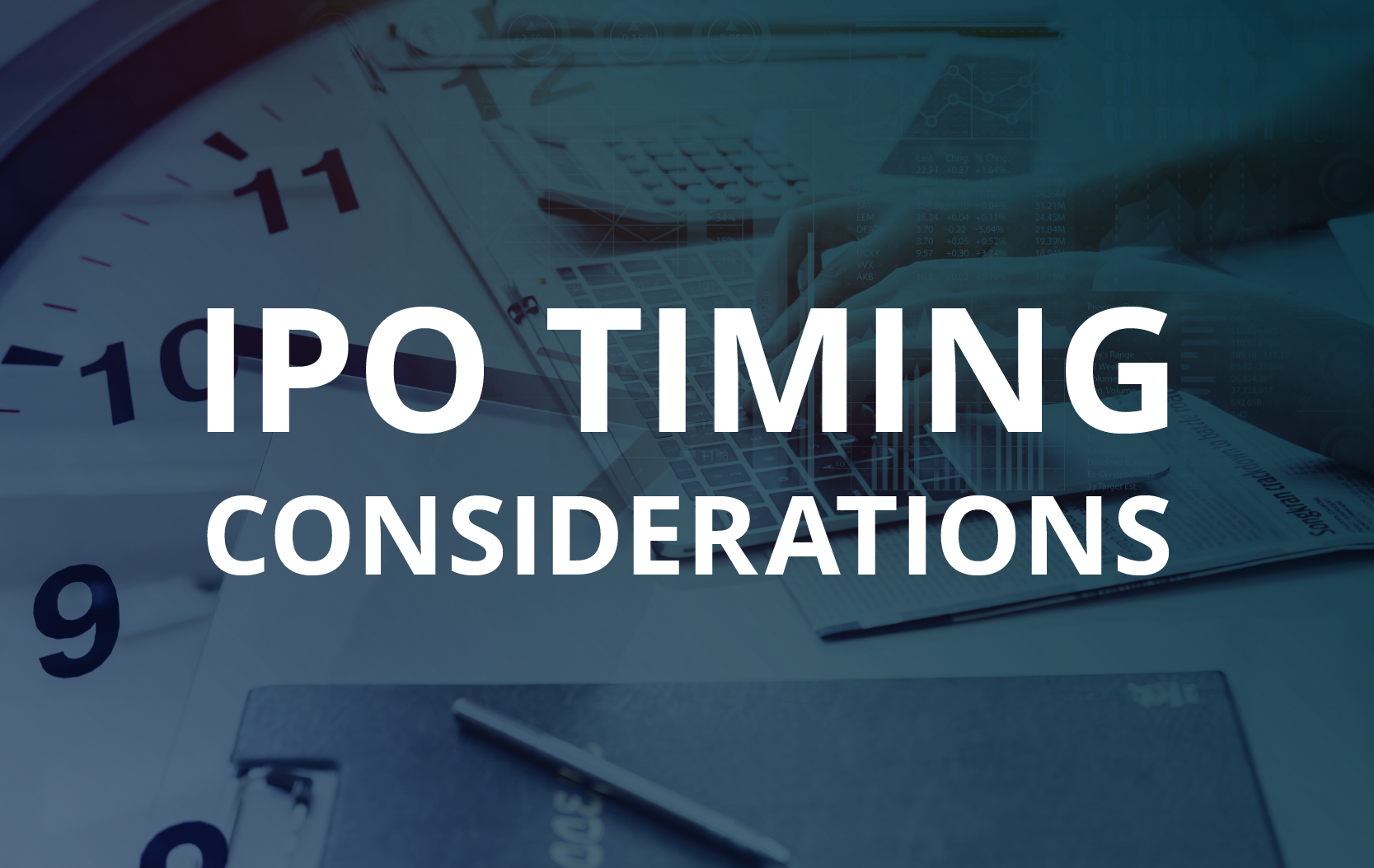 image for IPO Timing Considerations