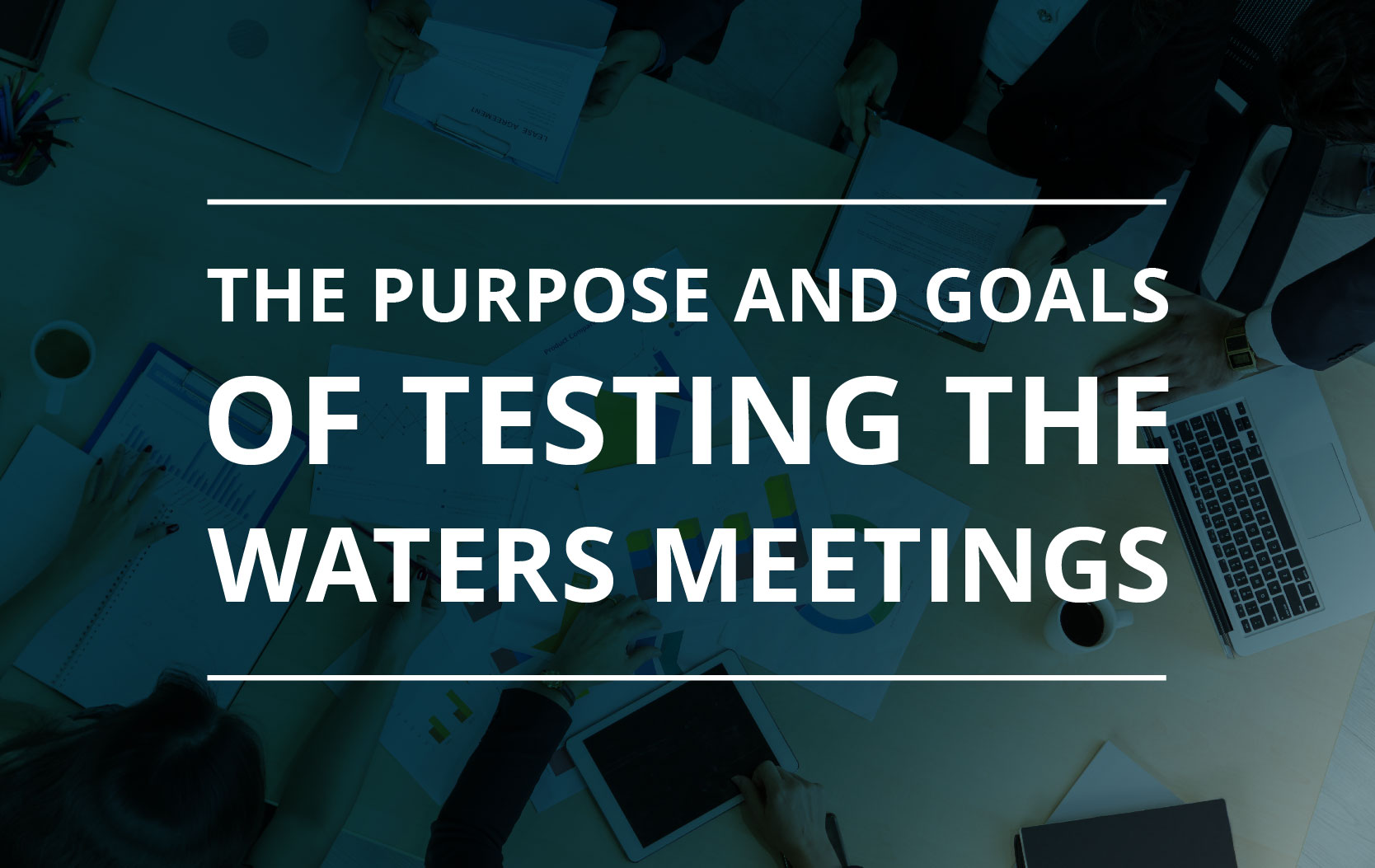 image for The Purpose and Goals of Testing The Waters Meetings